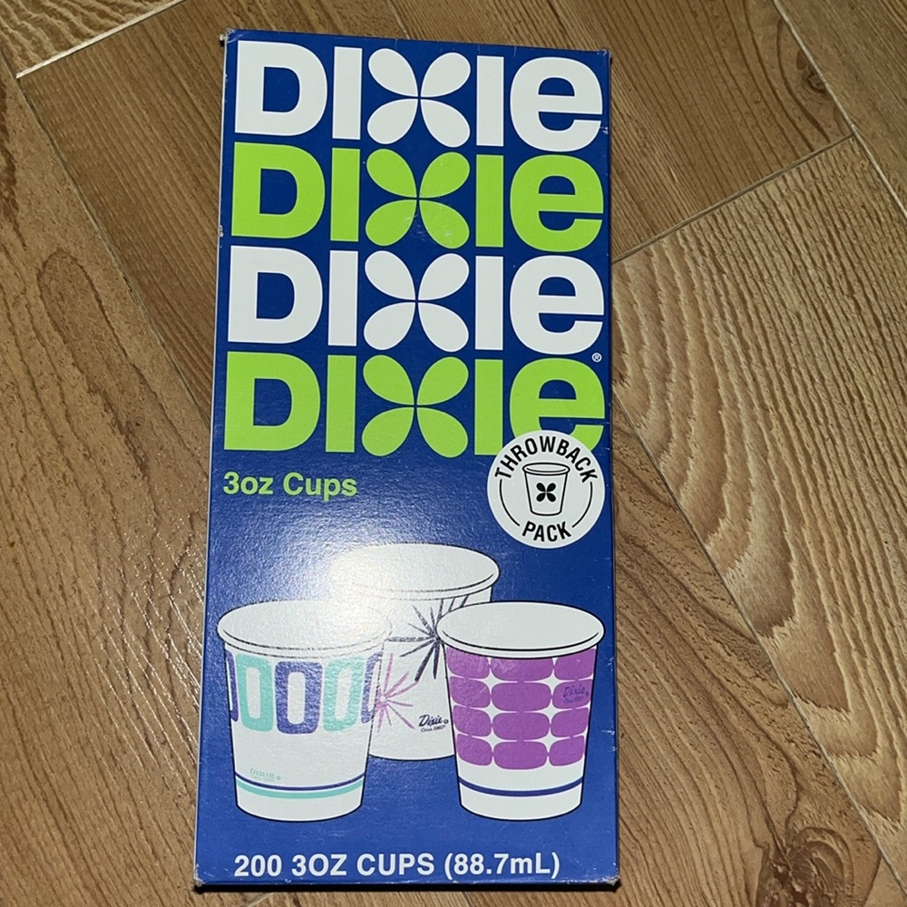 Dixie 3oz Bath Cups Throwback Pack 1910’s  Designs (150 cups open box)